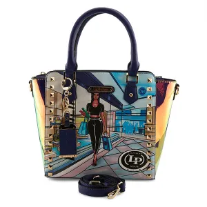 La Philipe Shopping In The Mall Handbag Satchel Pu Leather Lp1022 9