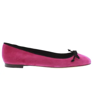 Lace Suede Leather Ballerinas