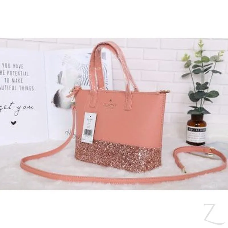 Ladies Super Strong Tote Bag | Glitter Bottom | "Lavu"