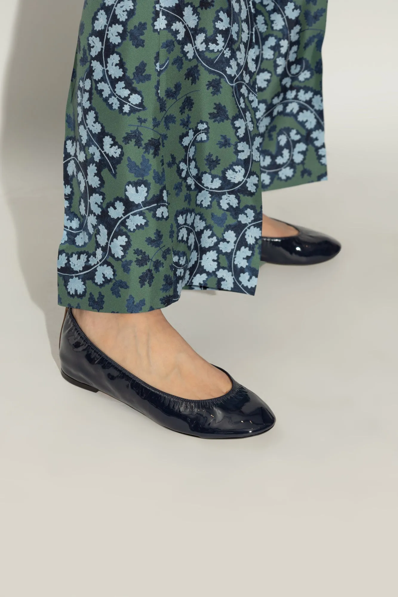 Lanvin Patent Leather Ballerinas
