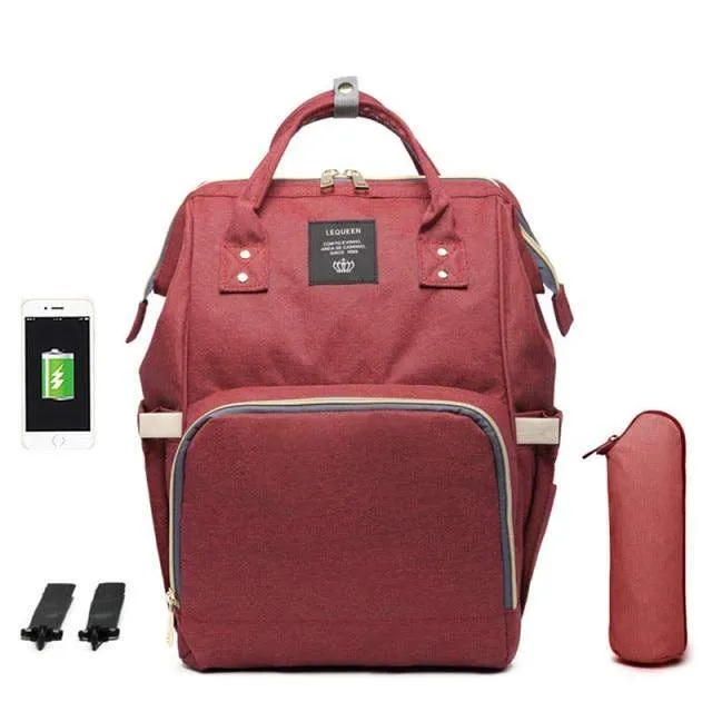 Large Capacity Diaper Bag Backpack