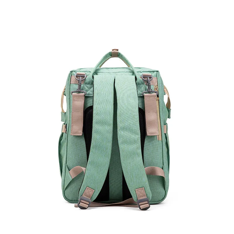 Large Capacity Diaper Bag Mummy Backpack Travel Portable  Multifunction Fold Bed Bags
