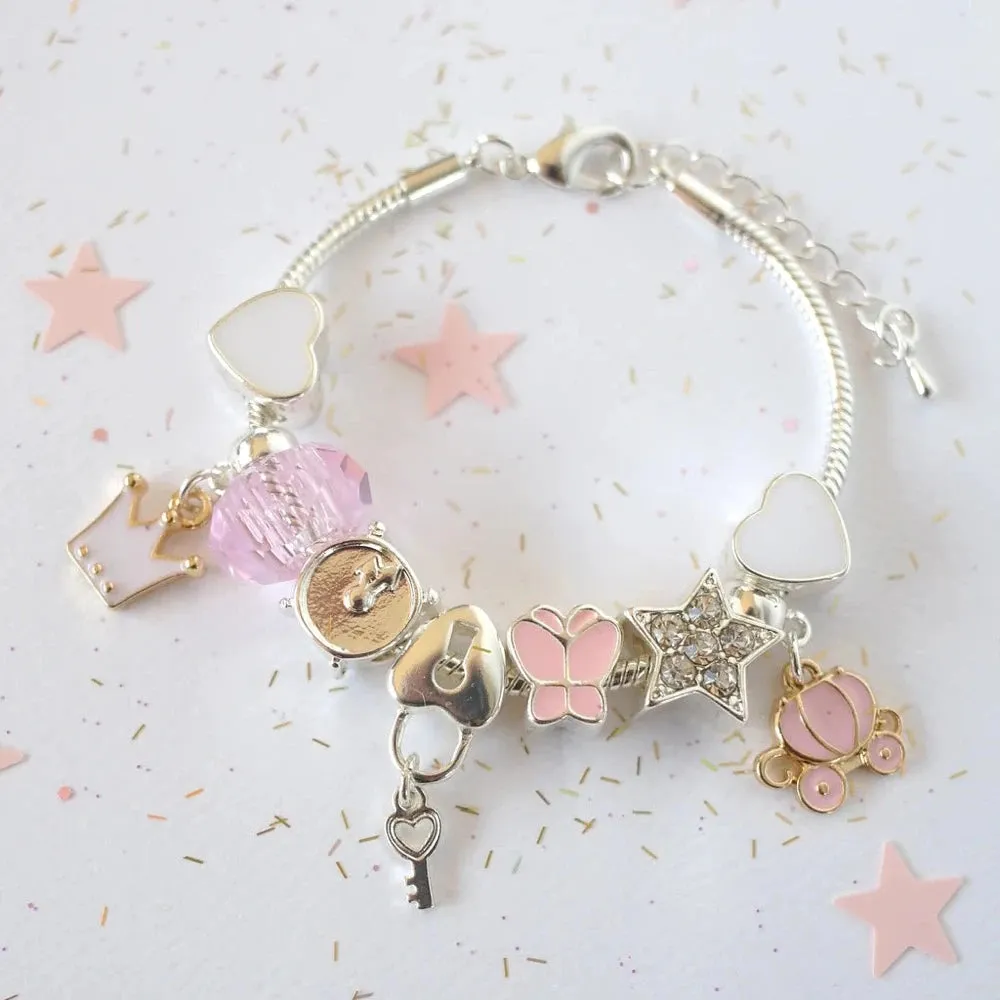 LAUREN HINKLEY CINDERELLA CHARM BRACELET