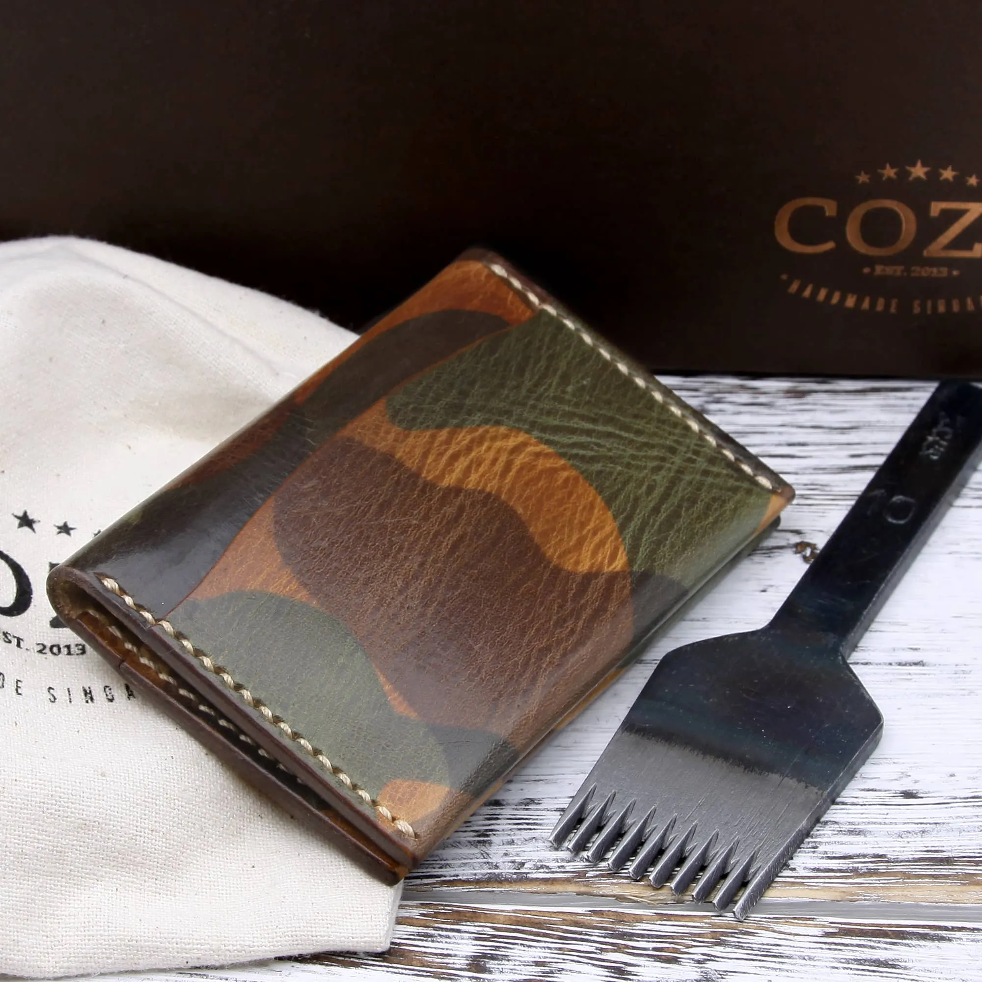 Leather Card Wallet, Military 101