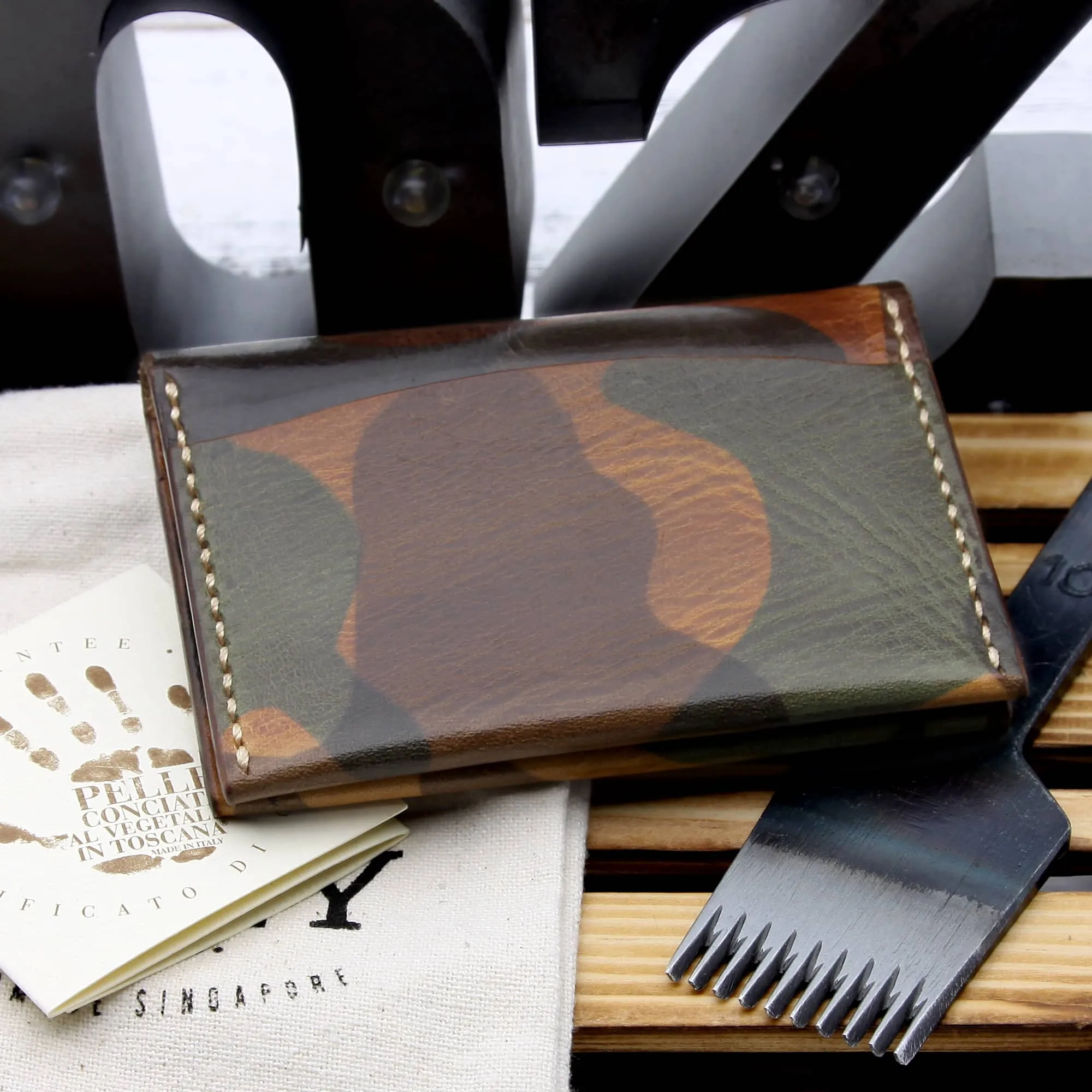 Leather Card Wallet, Military 101