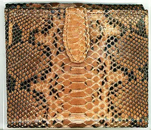 Leather Snakeskin Wallets - On Sale
