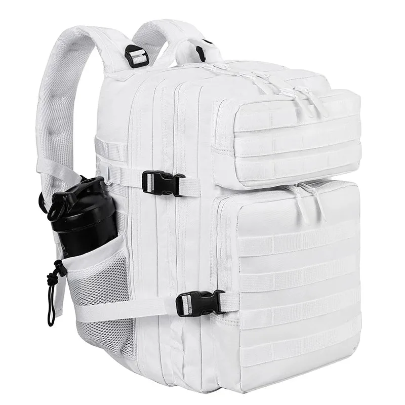 LHI 45L/35L/25L Tactical Backpack for Men and Women Waterproof Athlete Gym Outdoor Bag Travel Hiking Rucksack with Bottle Holder