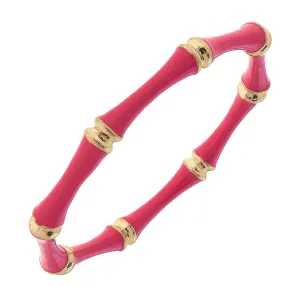 Lisette Enamel Bamboo Bangle