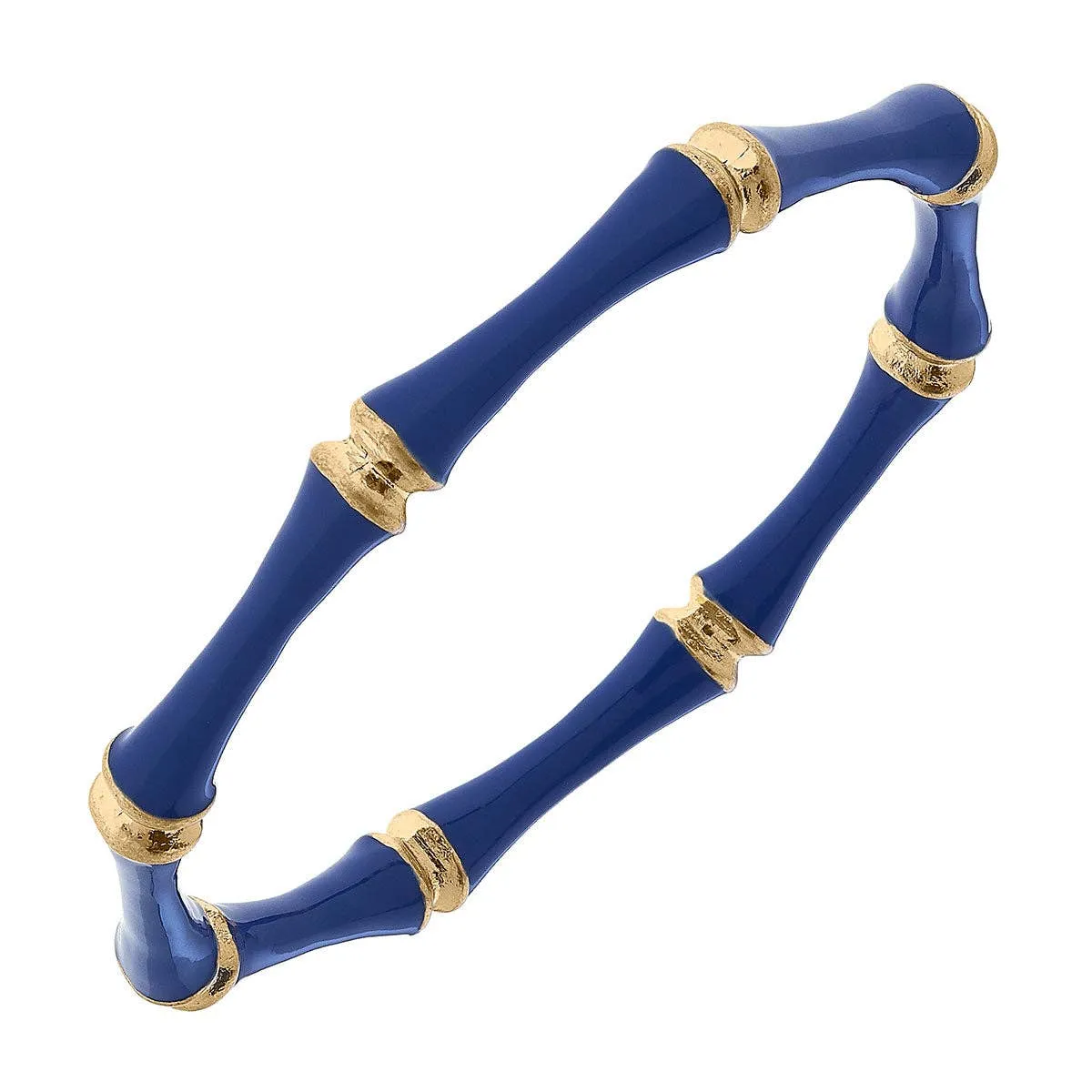 Lorraine Enamel Bamboo Bangle