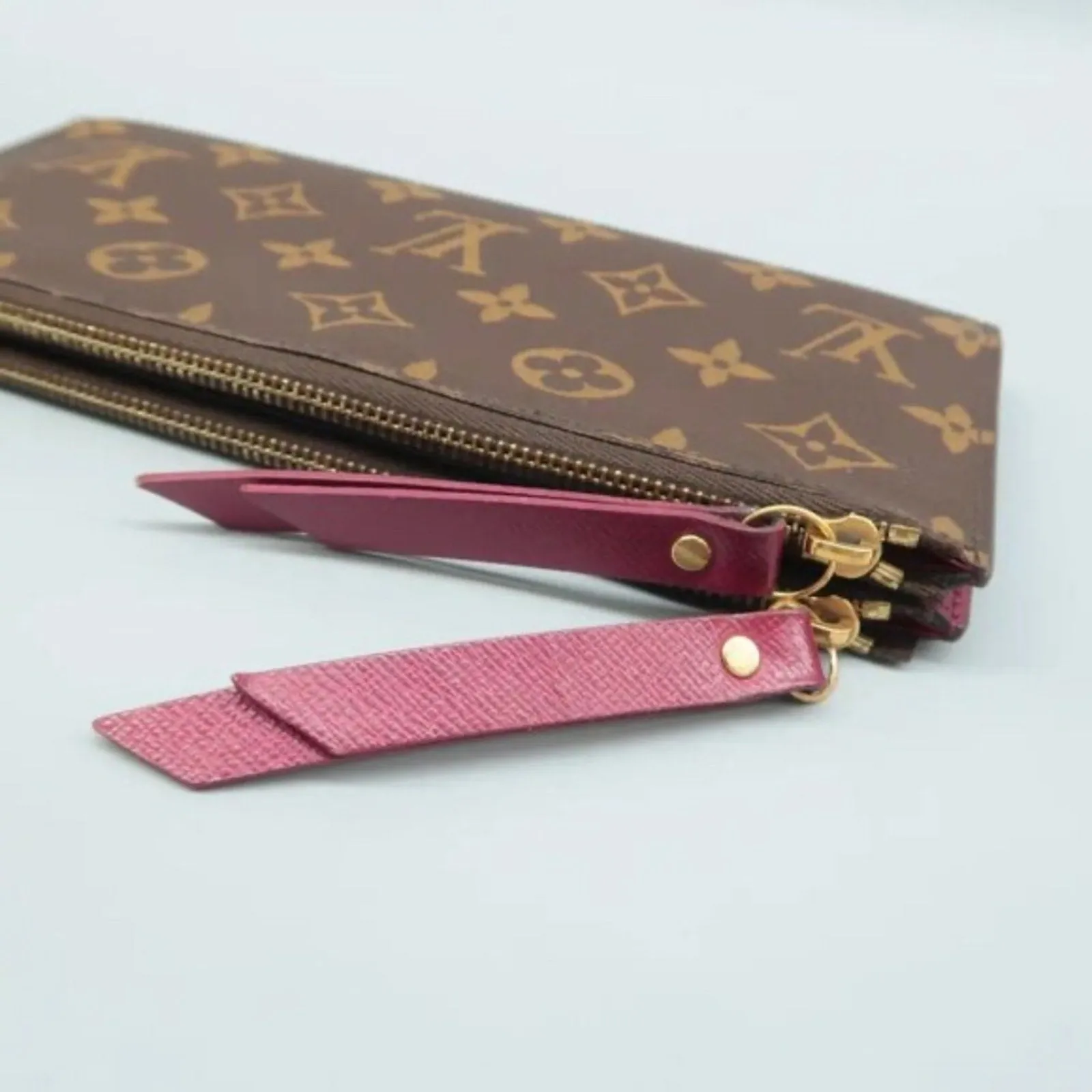 Louis Vuitton Adèle Brown Canvas Wallet