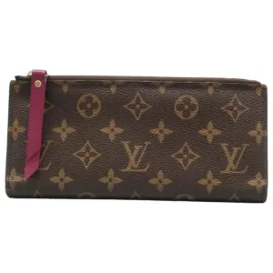 Louis Vuitton Adèle Brown Canvas Wallet