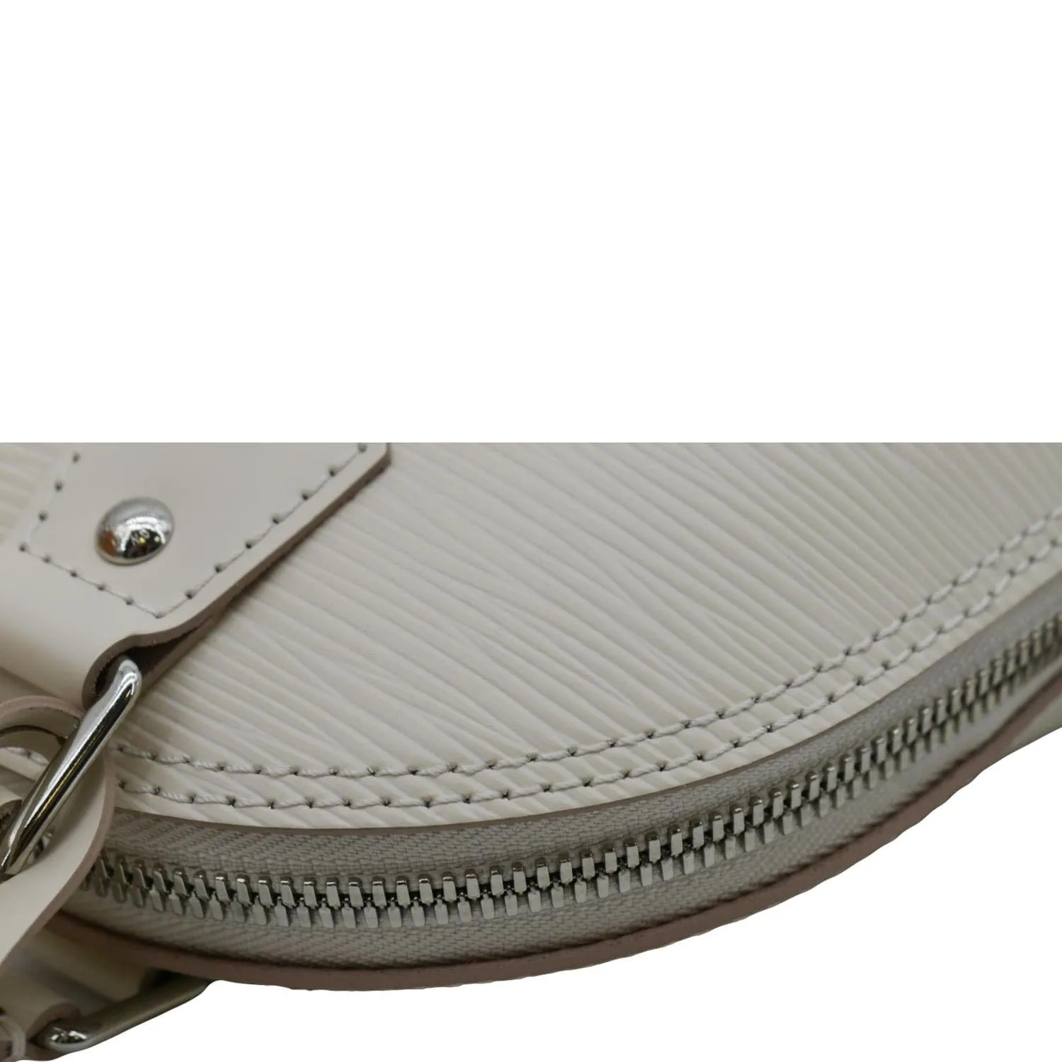 LOUIS VUITTON Alma BB Jacquard Epi Leather Crossbody Bag Cream