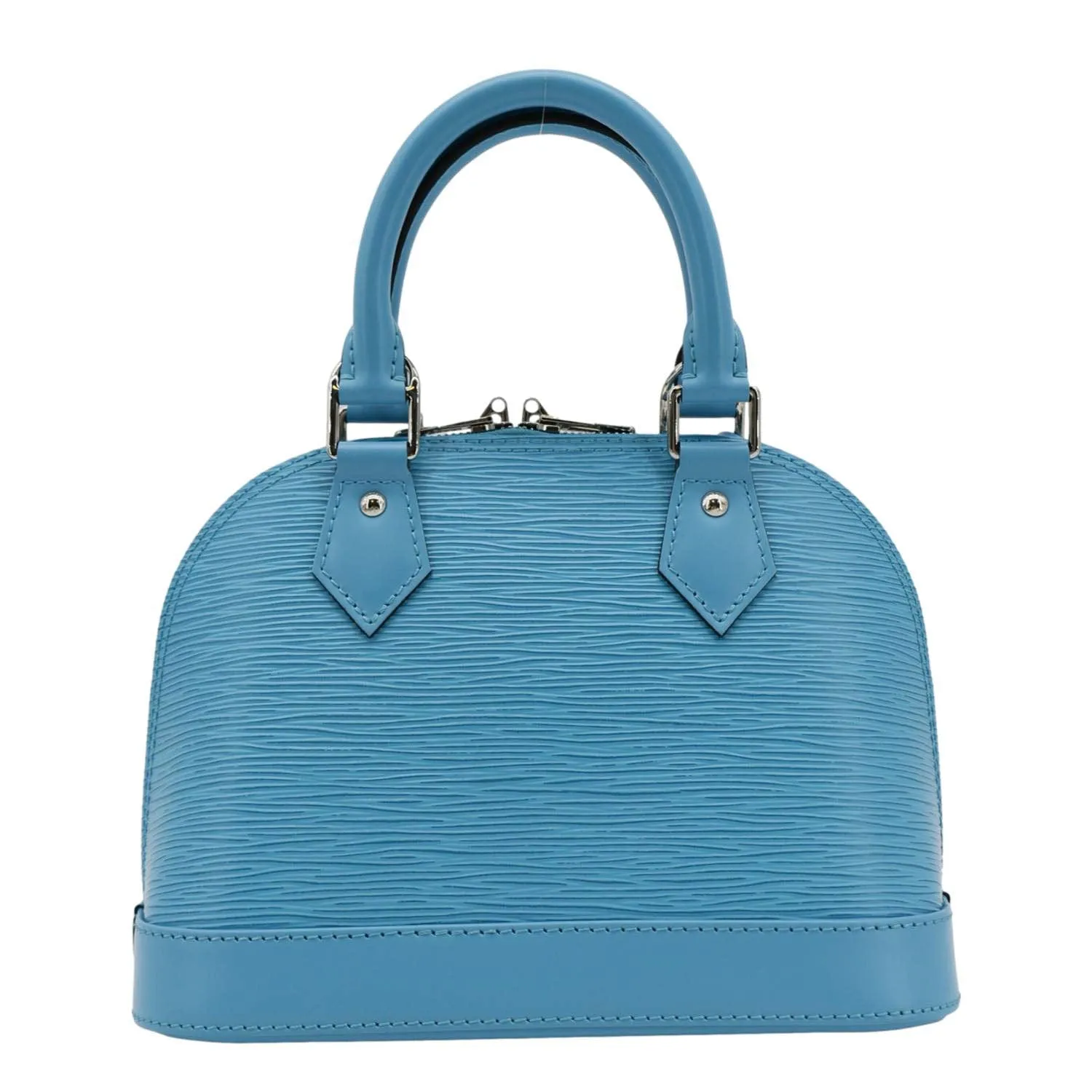 LOUIS VUITTON Alma BB Jacquard Epi Leather Crossbody Bag Light Blue