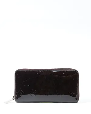Louis Vuitton Amarante Purple Monogram Vernis Zippy Wallet