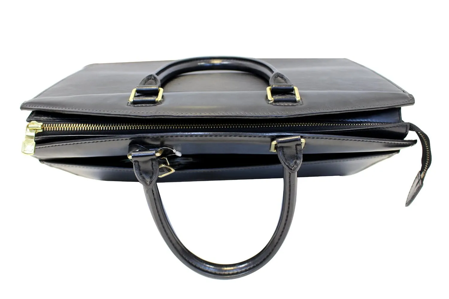 LOUIS VUITTON Black Epi Leather Riviera Satchel Bag