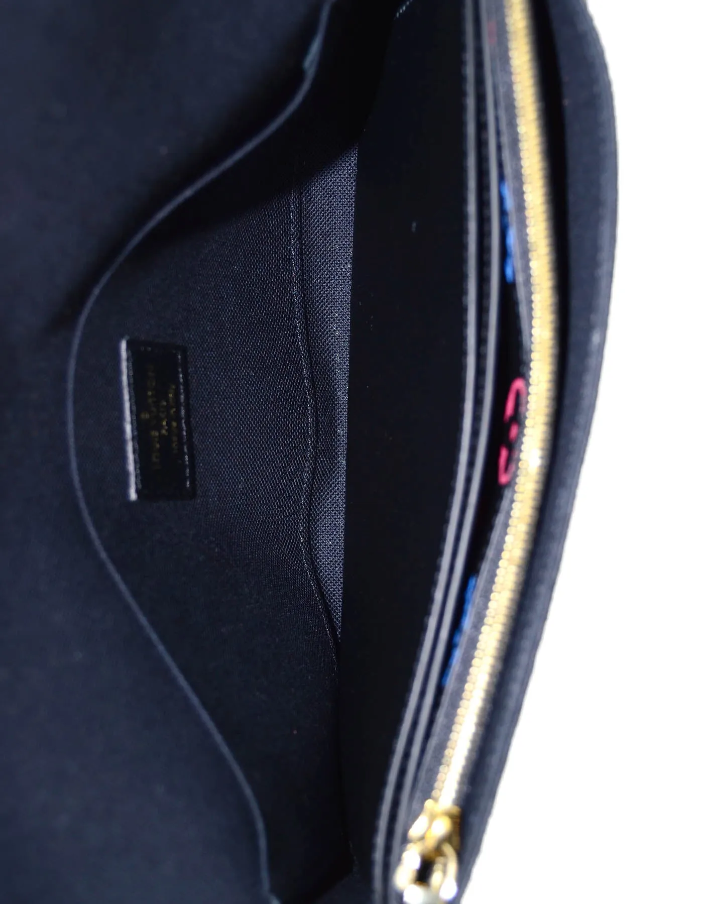 Louis Vuitton Black Game On Felicie Chain Wallet Crossbody Bag