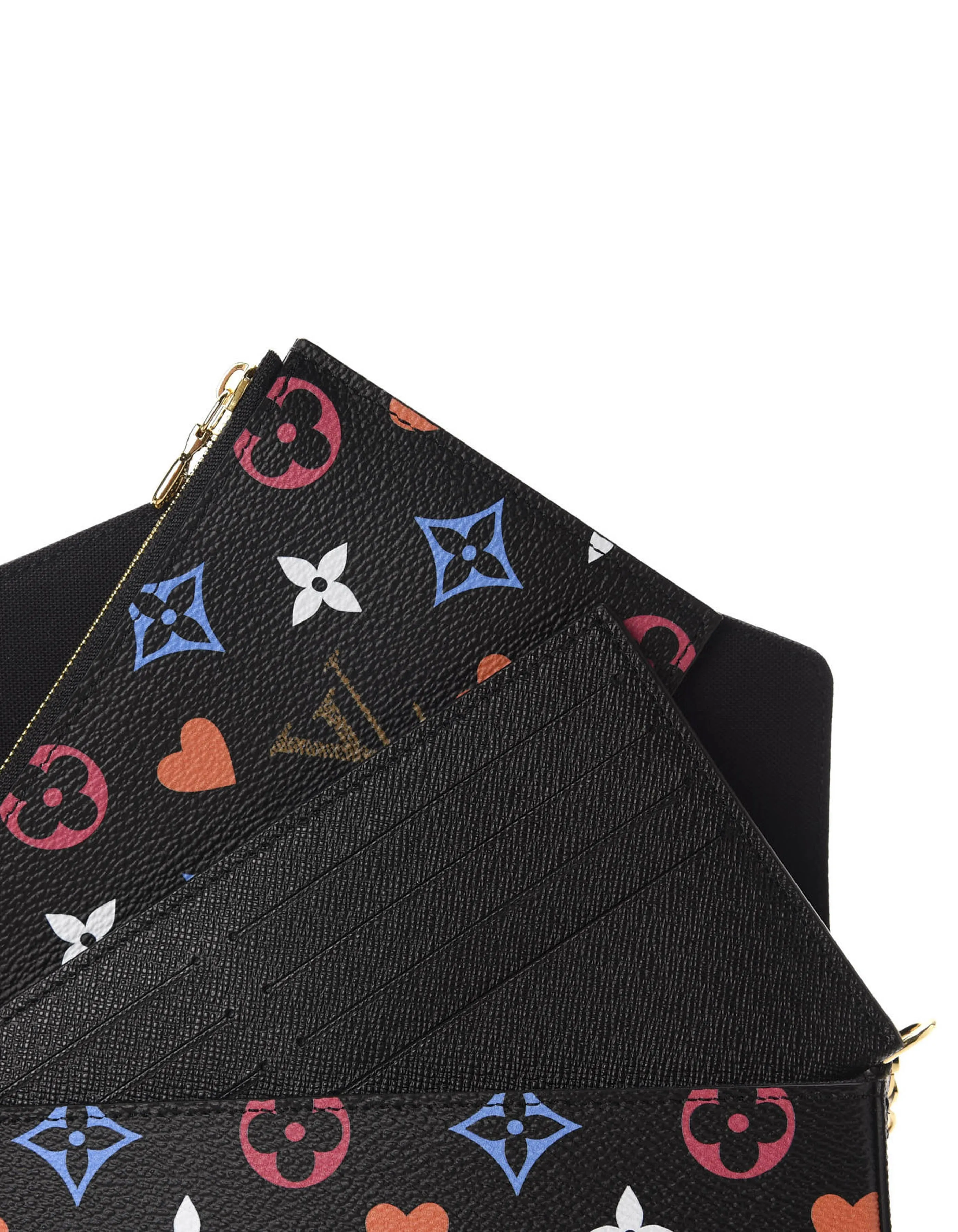 Louis Vuitton Black Game On Felicie Chain Wallet Crossbody Bag