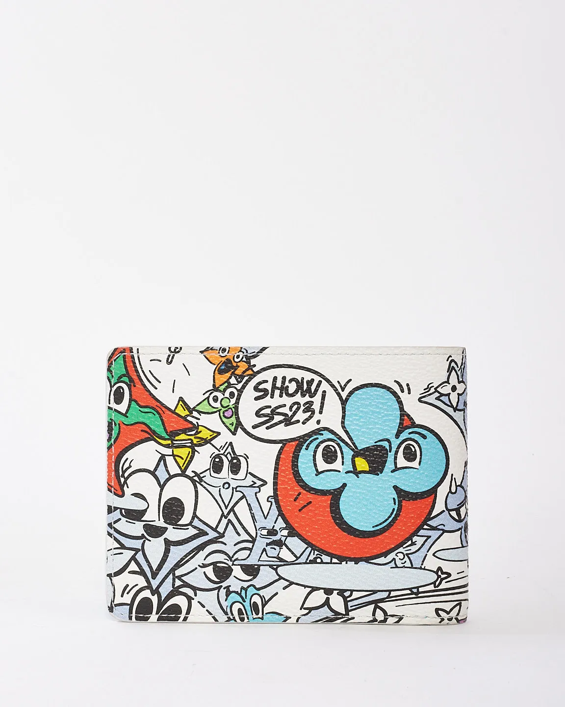 Louis Vuitton Blue Multi Monogram Comics Graffiti Wallet