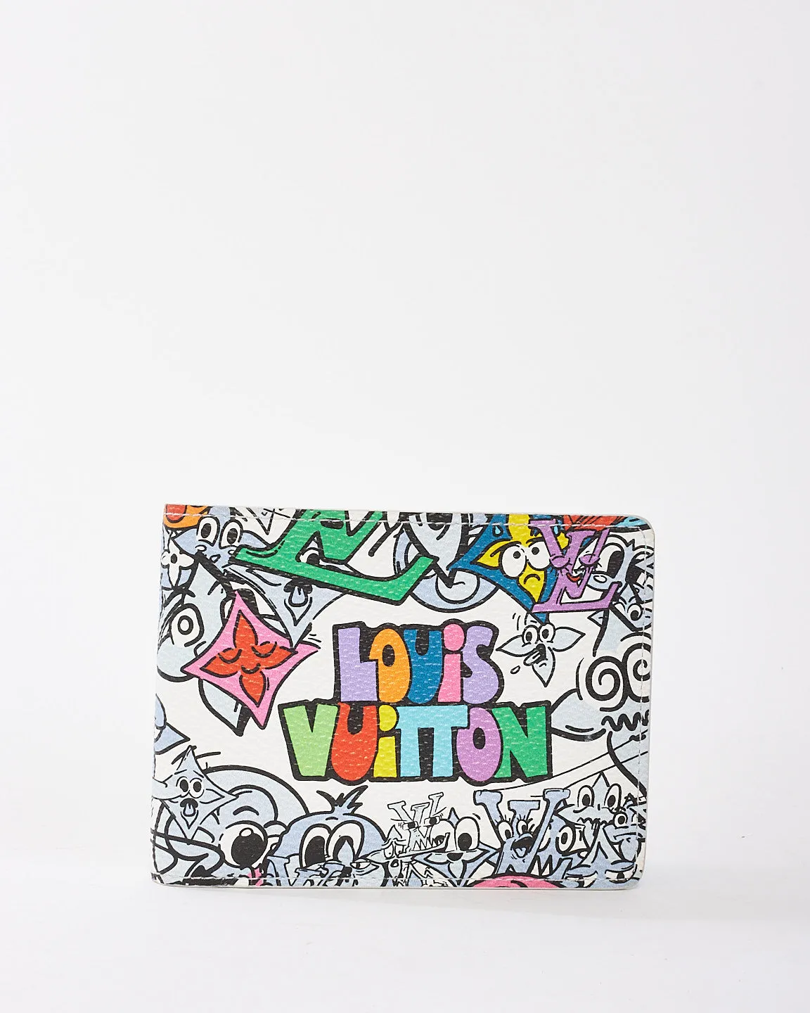 Louis Vuitton Blue Multi Monogram Comics Graffiti Wallet