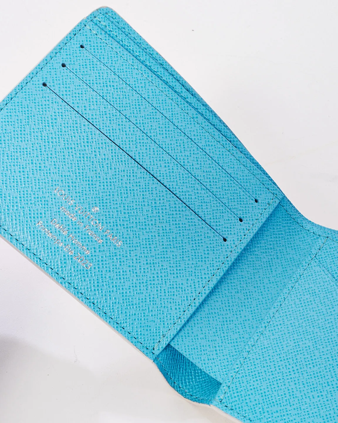 Louis Vuitton Blue Multi Monogram Comics Graffiti Wallet