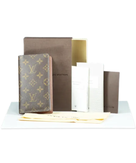 Louis Vuitton Brown R20503 Monogram Pocket Agenda Cover With 2022 Diary Insert - Hotstamped L.M