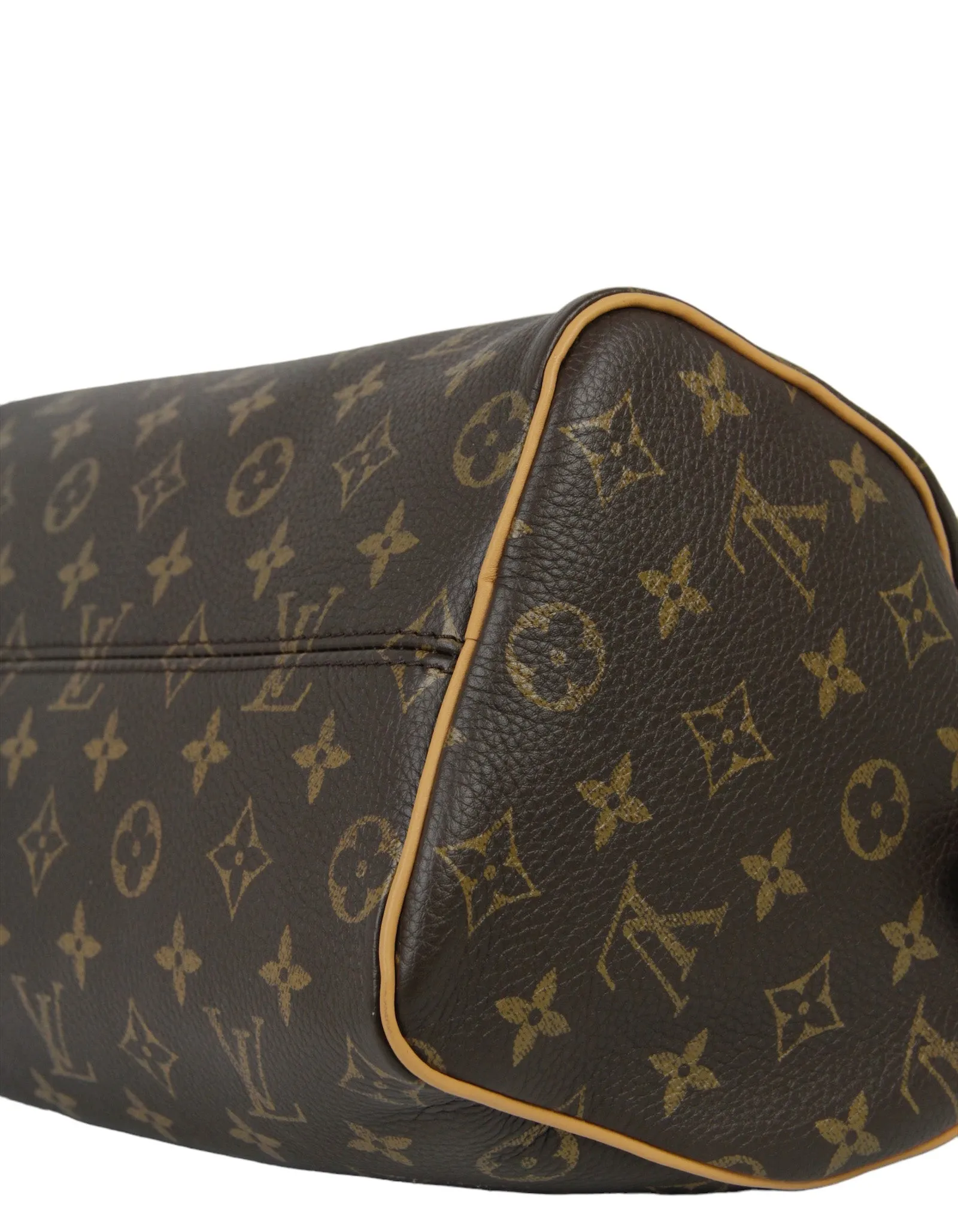 Louis Vuitton Brown Soft Calfskin Monogram Speedy P9 Bandouliere 25