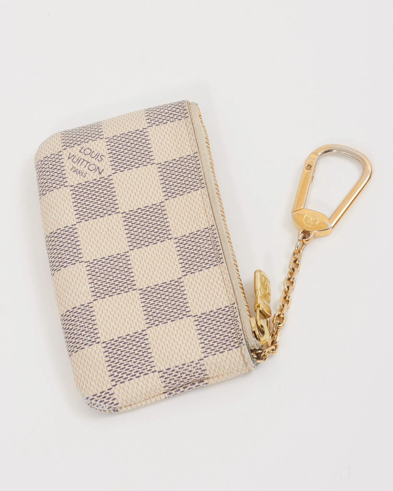 Louis Vuitton Damier Azur Canvas Key Pouch