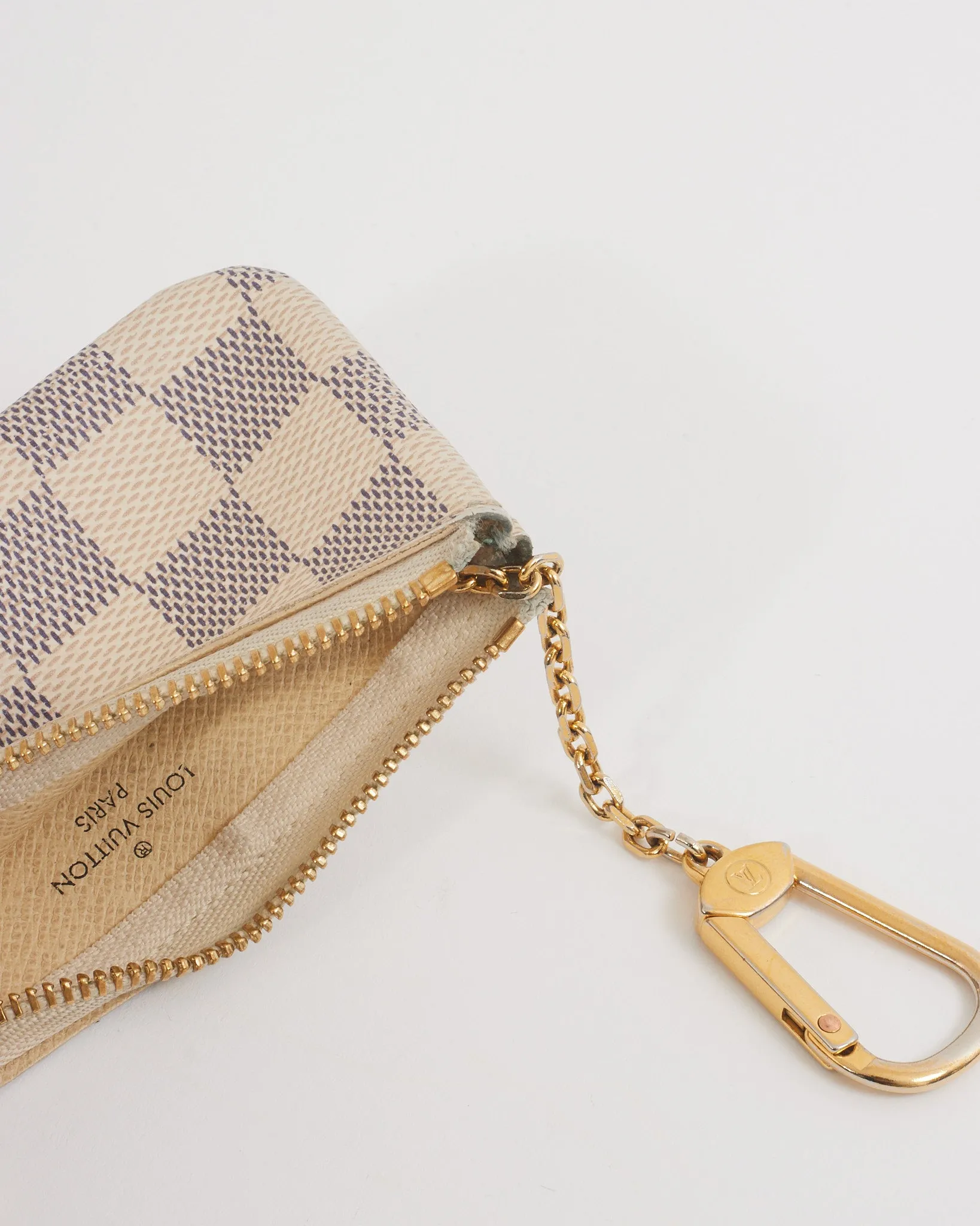 Louis Vuitton Damier Azur Canvas Key Pouch