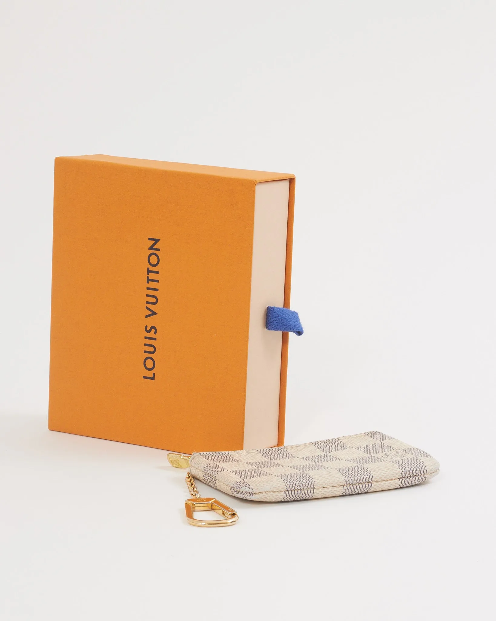 Louis Vuitton Damier Azur Canvas Key Pouch