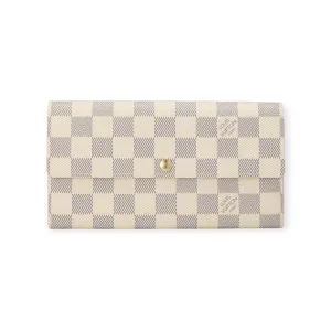 Louis Vuitton Damier Azur Canvas Sarah Wallet