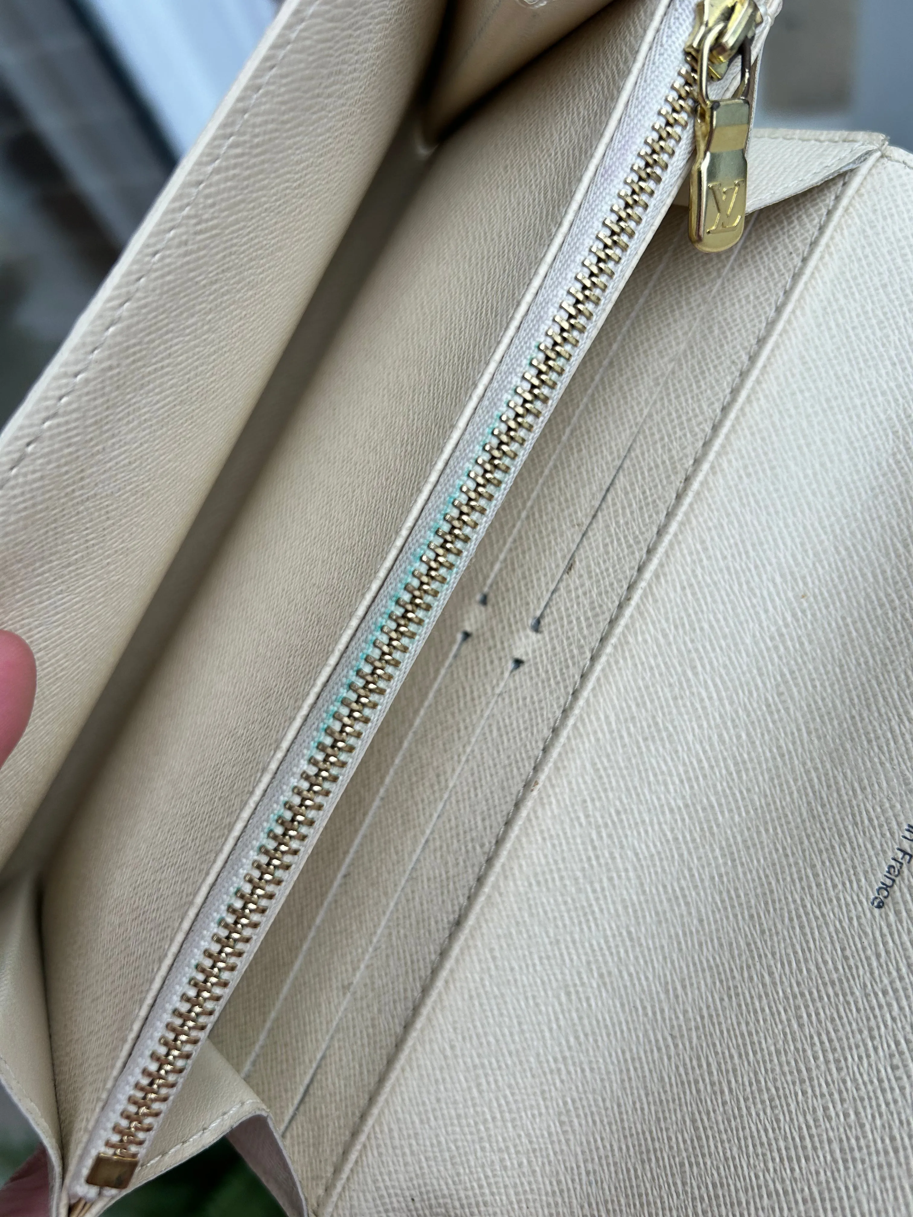 Louis Vuitton Damier Azur Canvas Sarah Wallet
