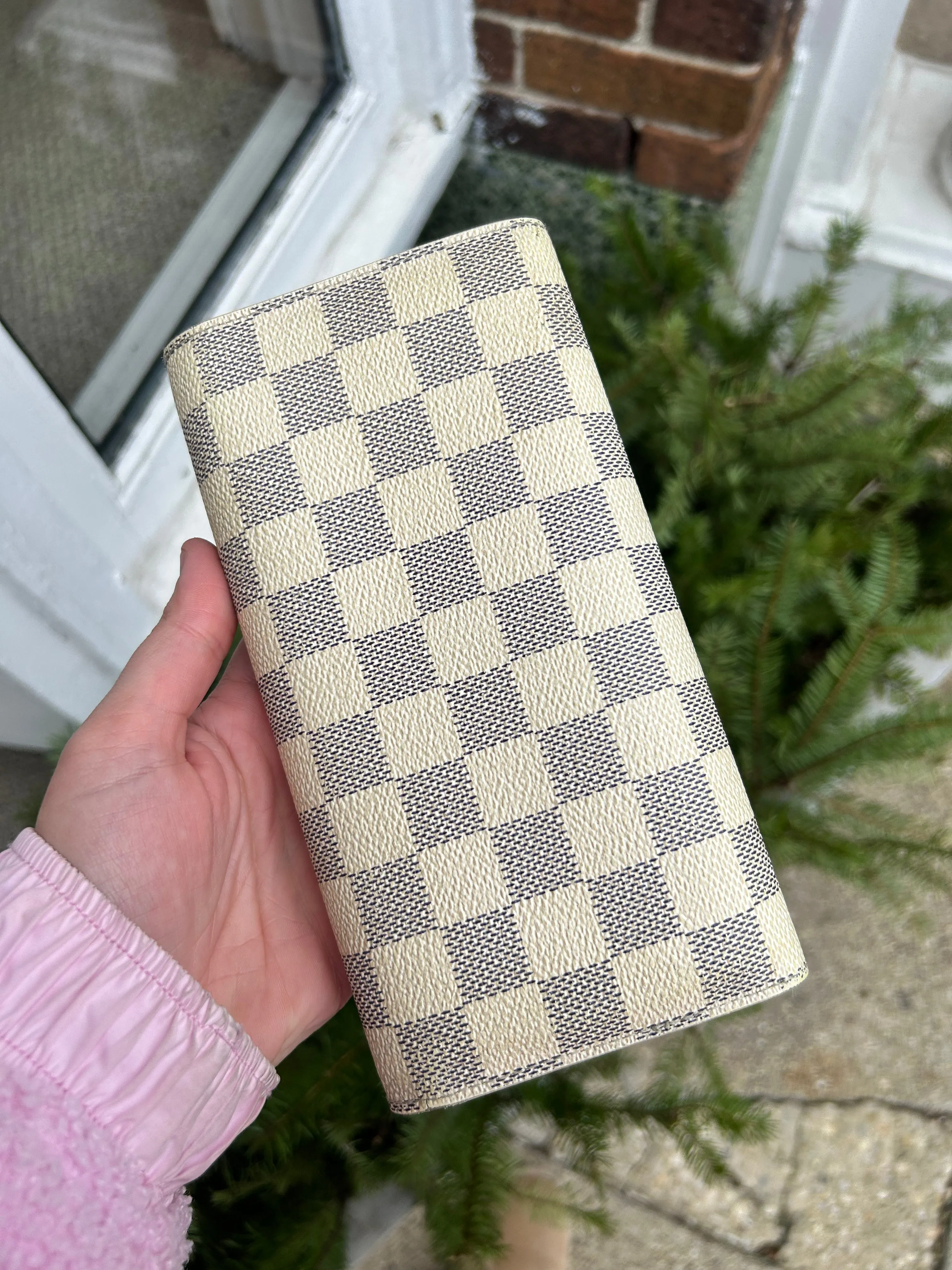 Louis Vuitton Damier Azur Canvas Sarah Wallet