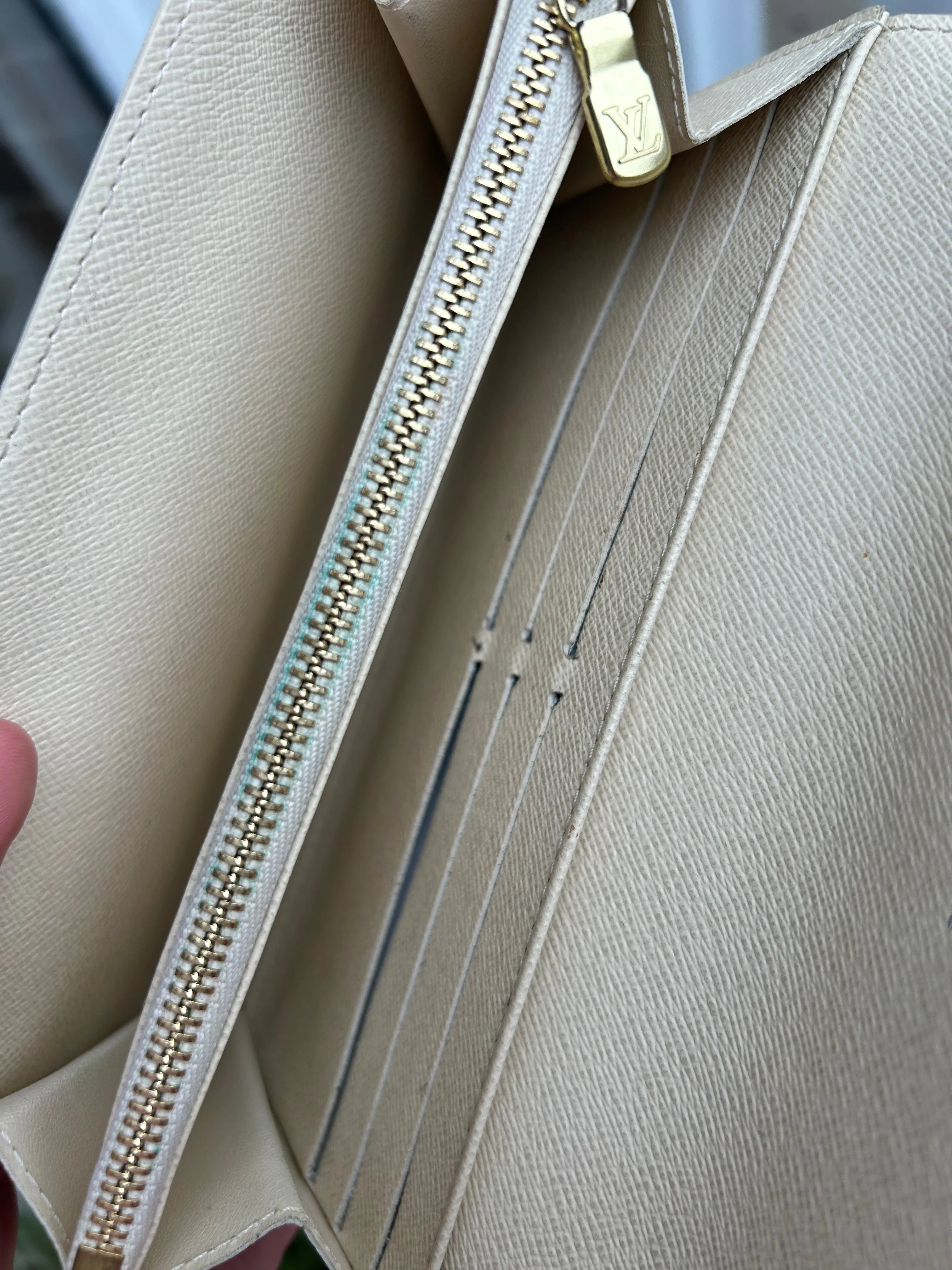 Louis Vuitton Damier Azur Canvas Sarah Wallet