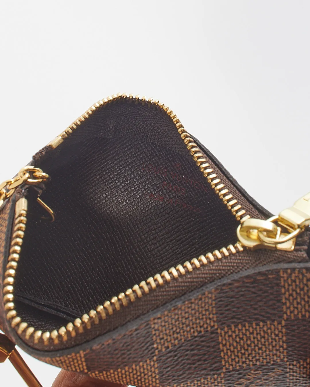 Louis Vuitton Damier Ebene Canvas Key Pouch