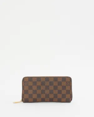 Louis Vuitton Damier Ebene Canvas Zippy Wallet