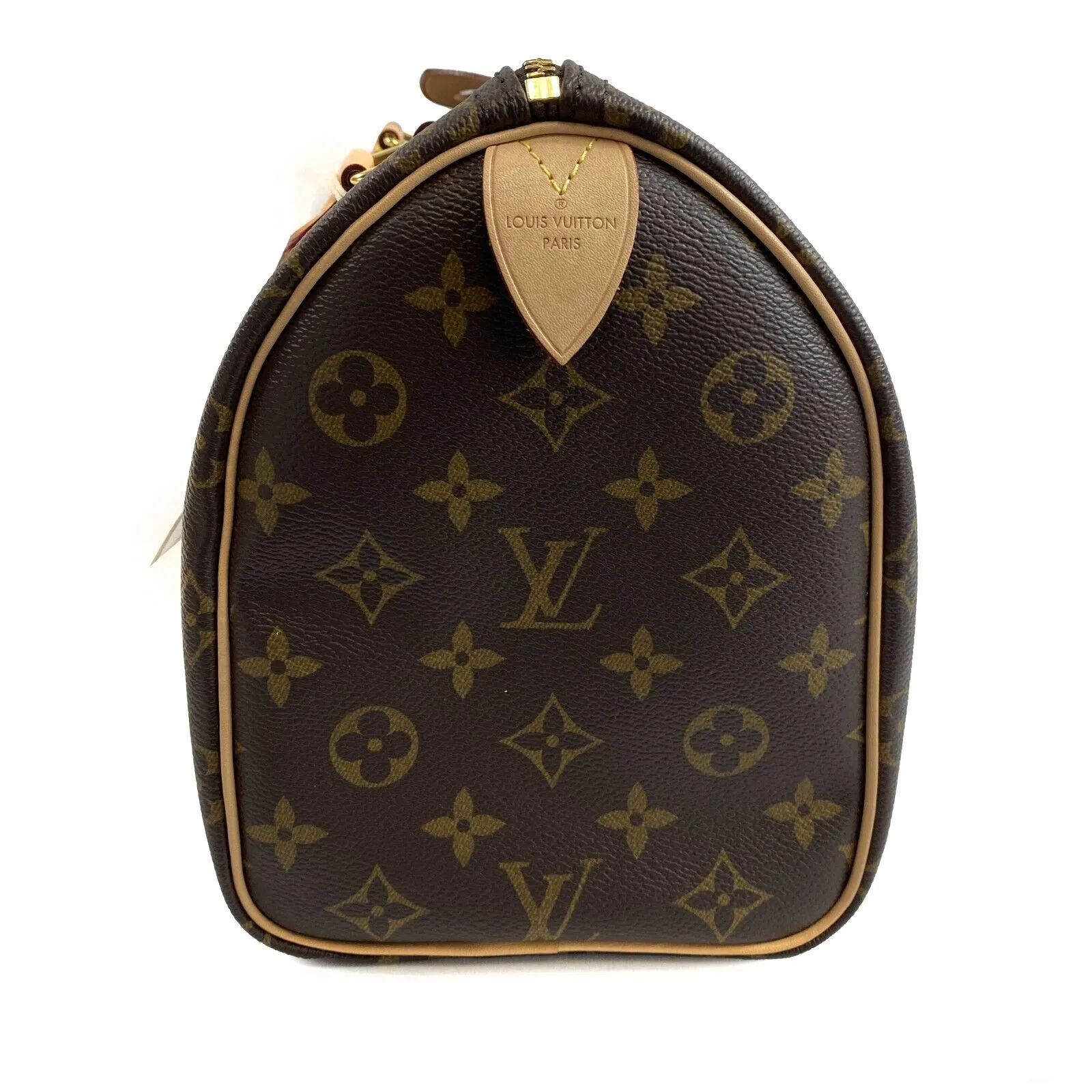 Louis Vuitton - Excellent - Speedy 25 - Brown Monogram Coated Canvas Satchel