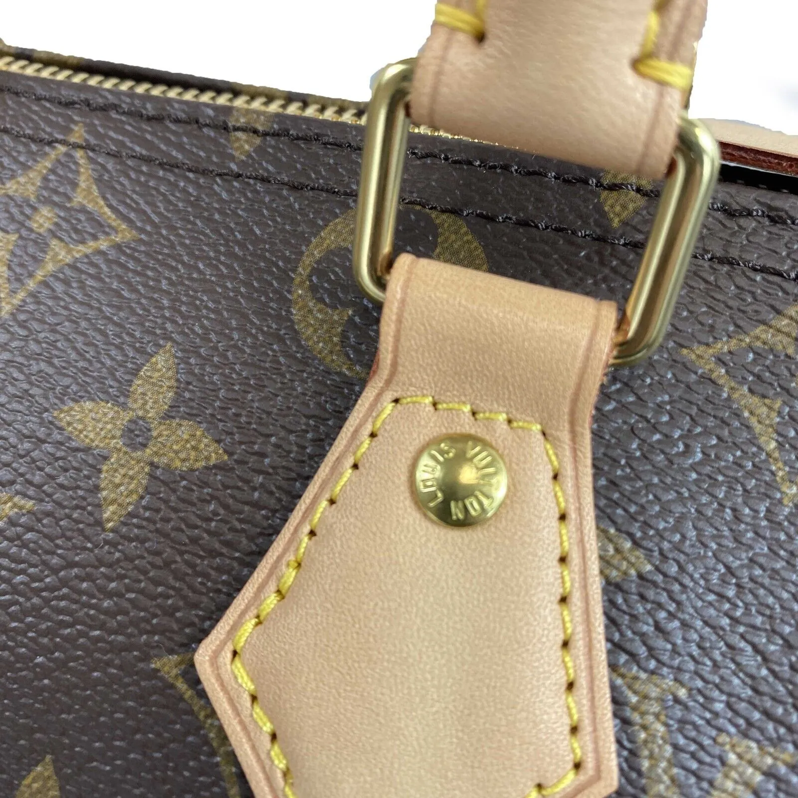 Louis Vuitton - Excellent - Speedy 25 - Brown Monogram Coated Canvas Satchel