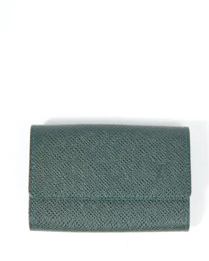 Louis Vuitton Hunter Green Taiga Leather Key Holder