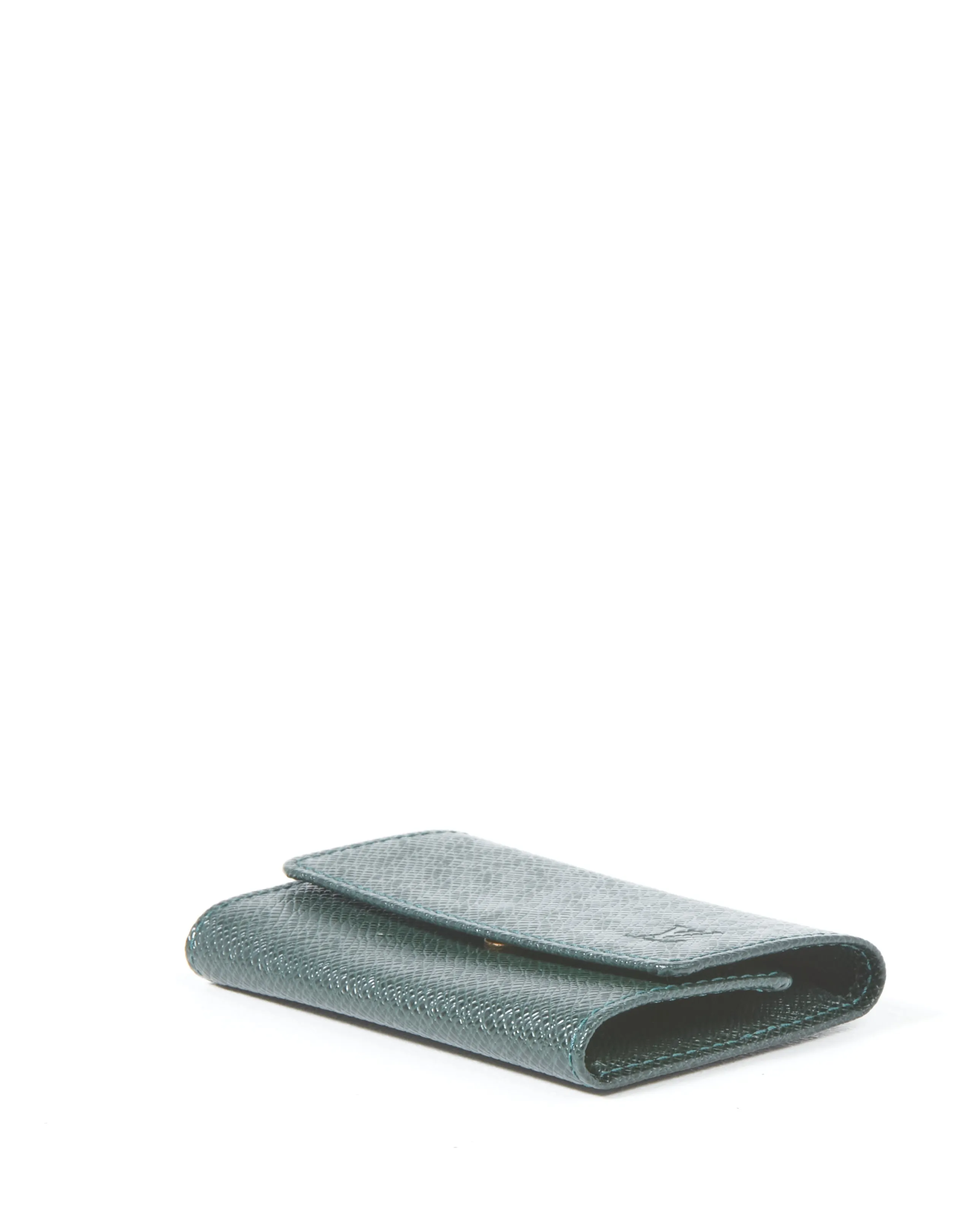 Louis Vuitton Hunter Green Taiga Leather Key Holder