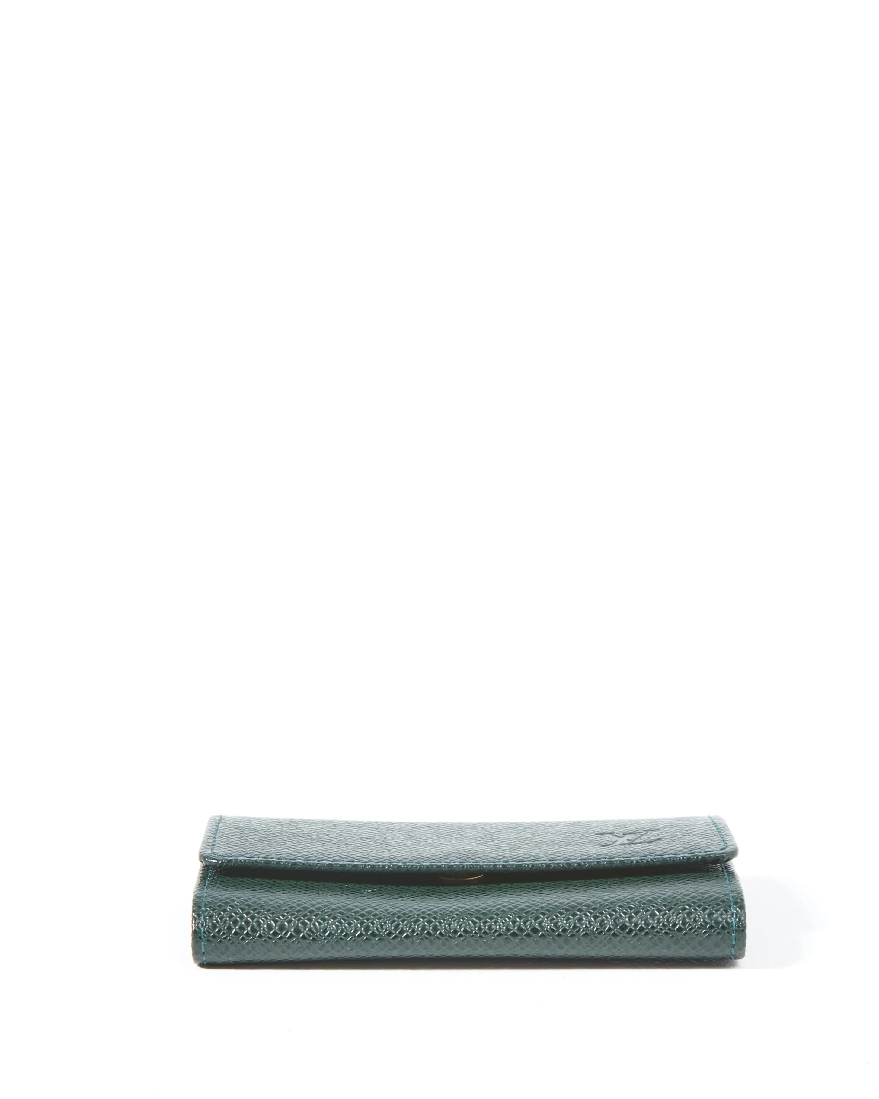 Louis Vuitton Hunter Green Taiga Leather Key Holder