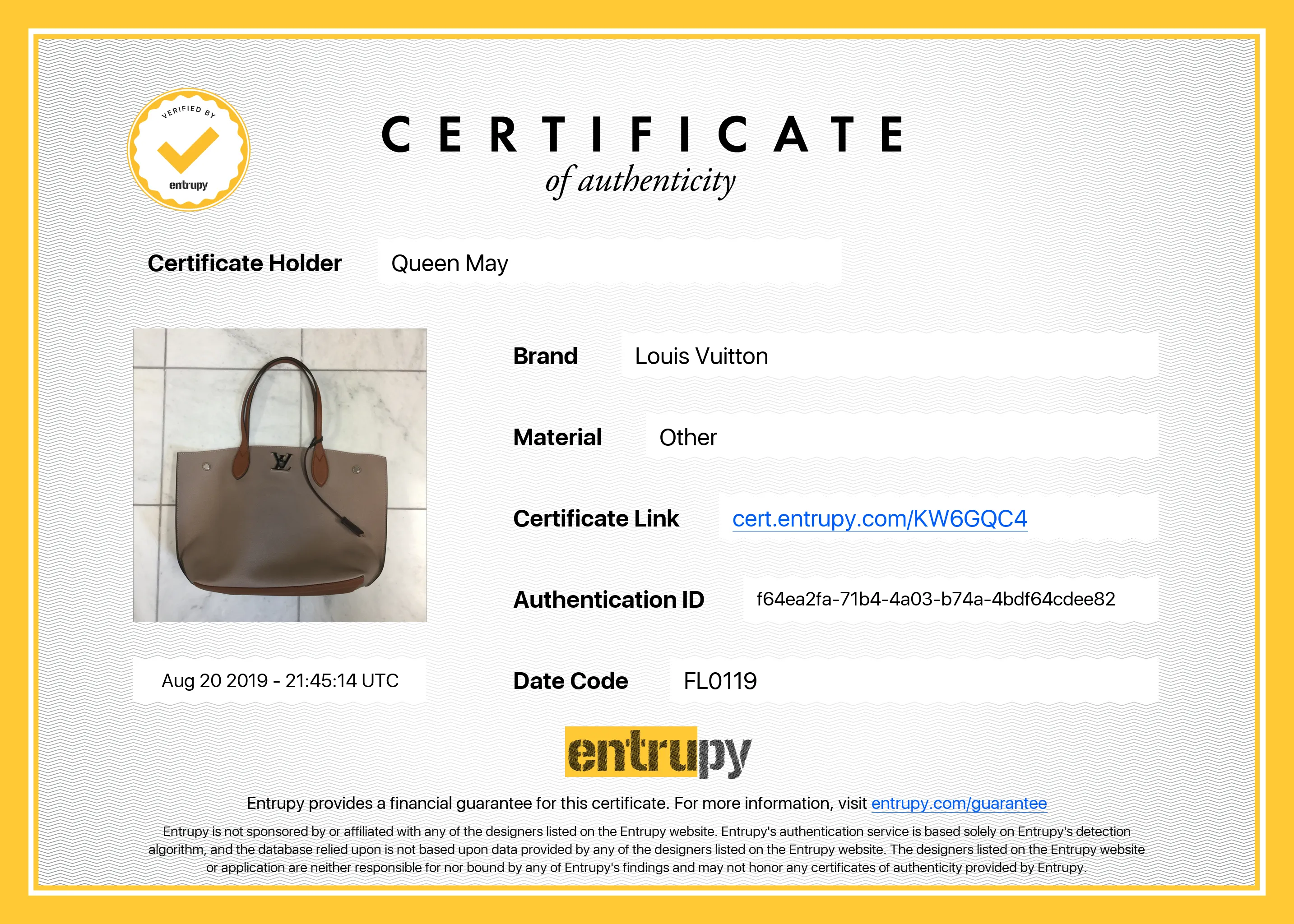 Louis Vuitton LockMe Go Tote
