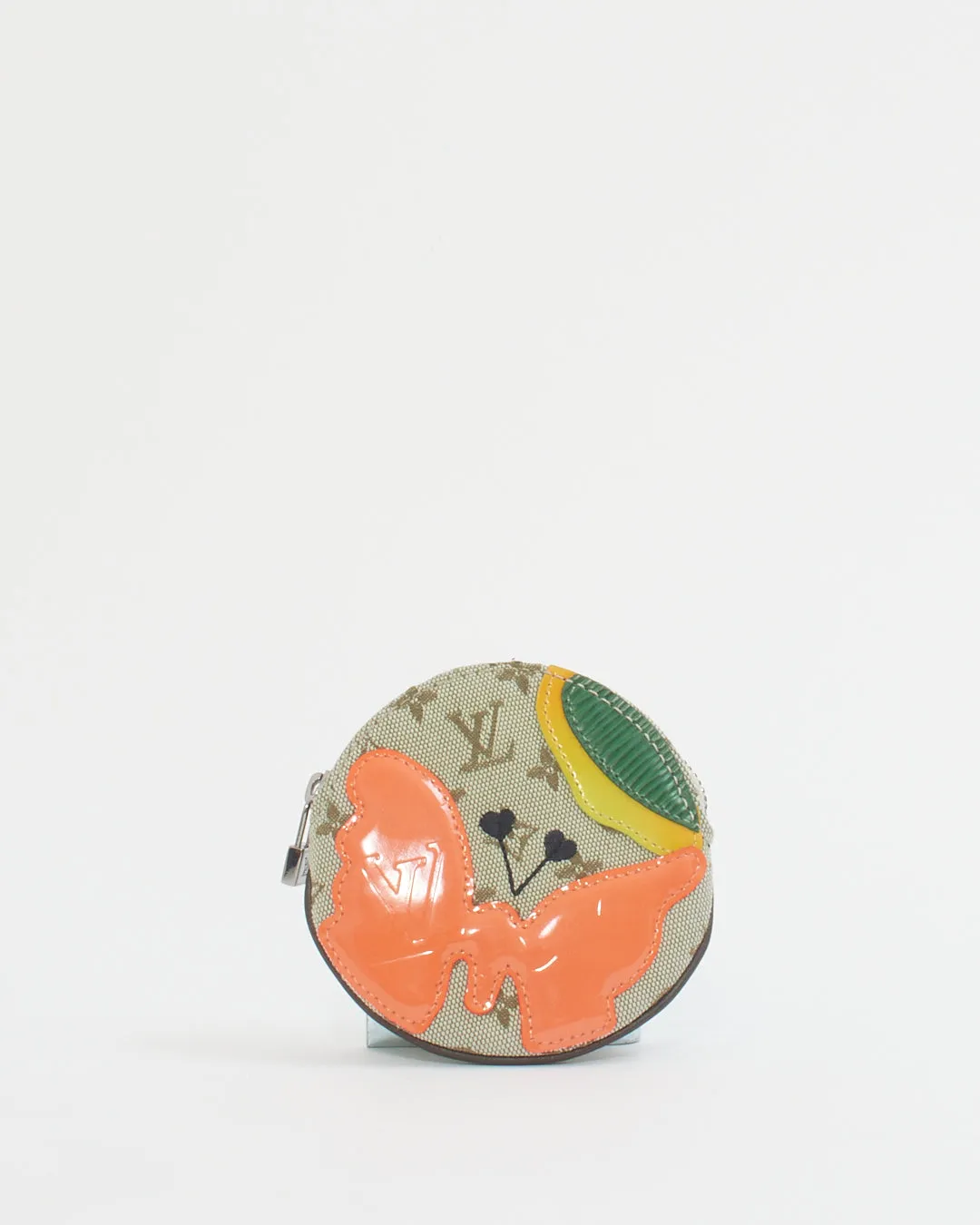Louis Vuitton Monogram Butterfly Minilin Round Coin Case