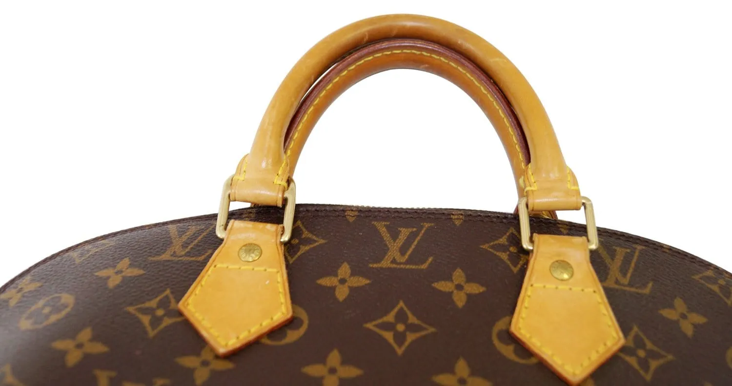 LOUIS VUITTON Monogram Canvas Brown Alma Satchel Bag