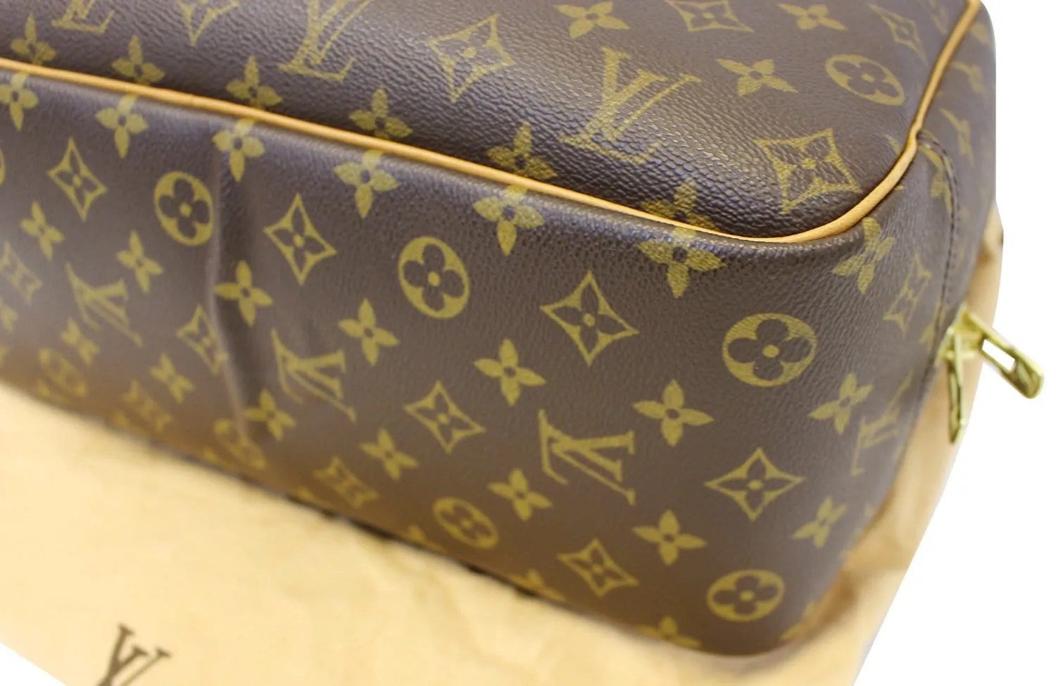 LOUIS VUITTON Monogram Canvas Deauville Boston Satchel Bag