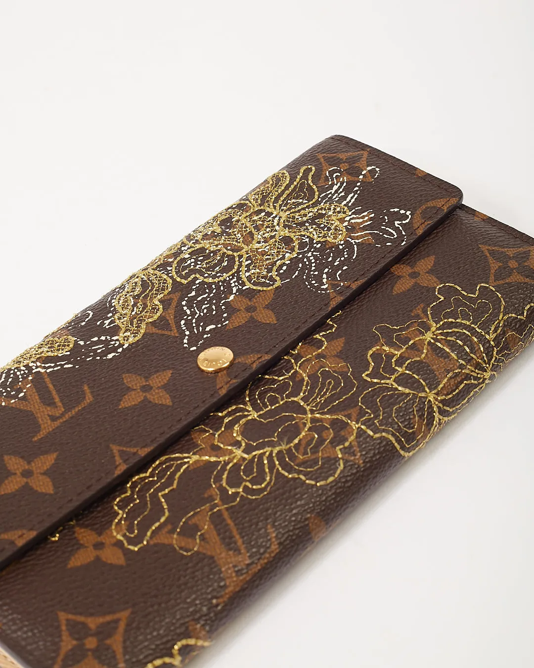 Louis Vuitton Monogram Canvas Dentelle Lace Sarah Wallet
