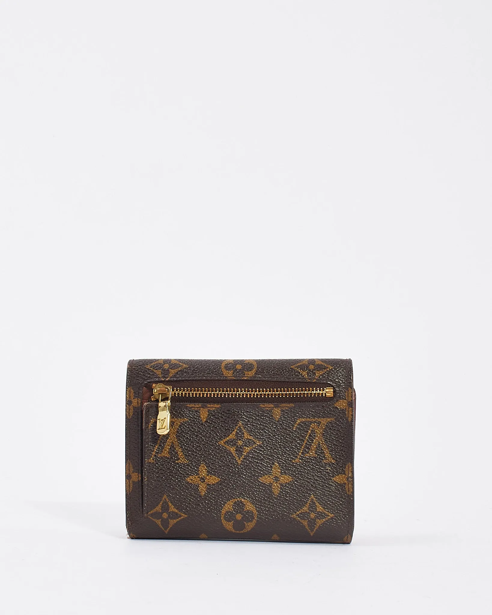 Louis Vuitton Monogram Canvas Joey Pushlock Compact Wallet