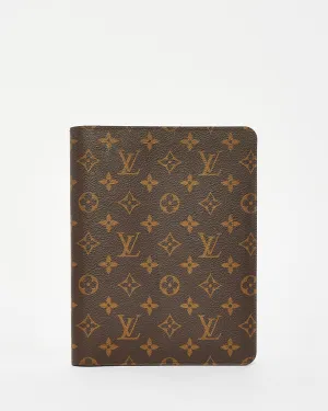 Louis Vuitton Monogram Canvas Large Desk Agenda Cover