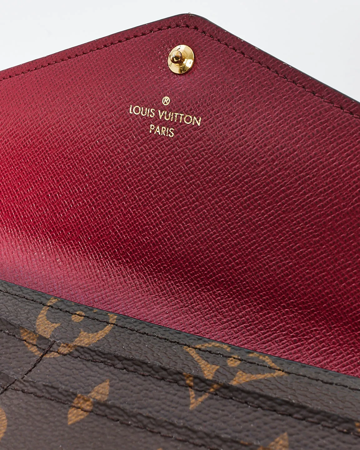 Louis Vuitton Monogram Canvas Sarah Wallet