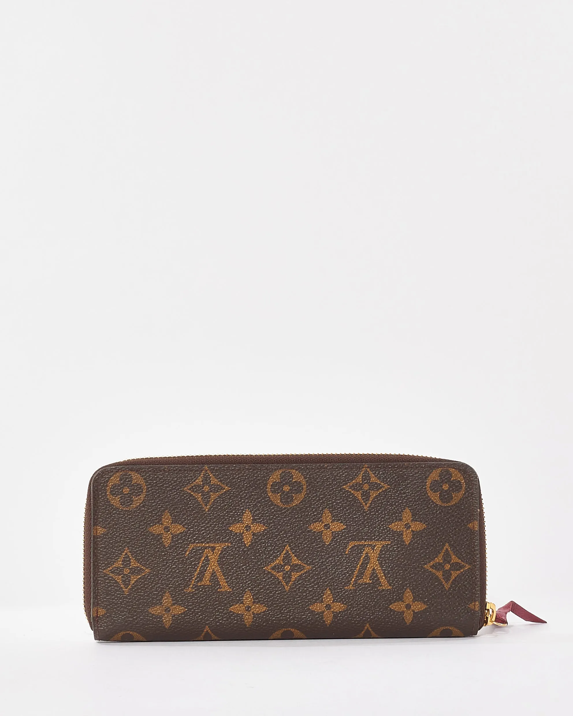 Louis Vuitton Monogram Coated Canvas Clemence Wallet