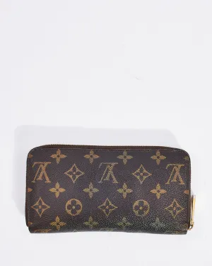 Louis Vuitton Monogram Coated Canvas Zippy Wallet